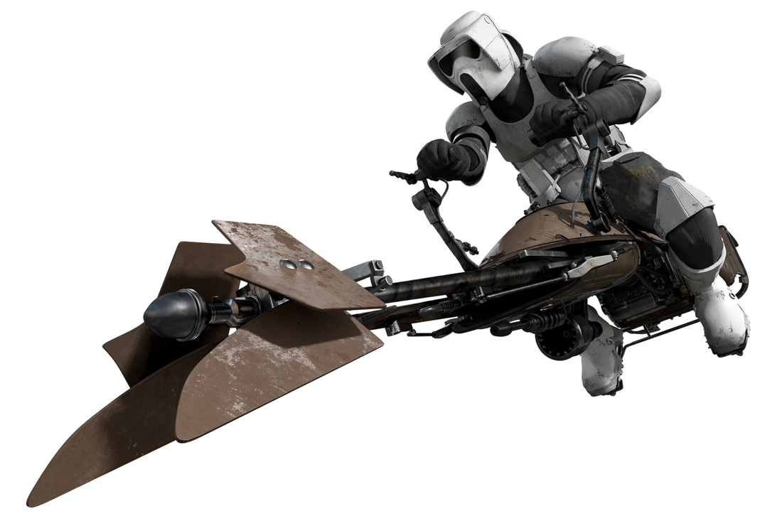 lego star wars hover bike